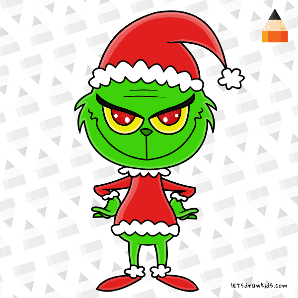 How To Draw How To Draw Chibi Grinch - Art Drawing for Kids