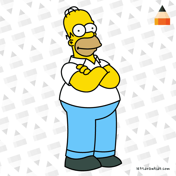 How To Draw How To Draw Homer Simpson Step by Step - Art Drawing for Kids