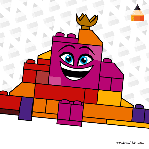 How To Draw Queen Watevra - shape 1 - Art Drawing for Kids