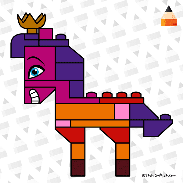 How To Draw Queen Watevra - shape 5 - Art Drawing for Kids
