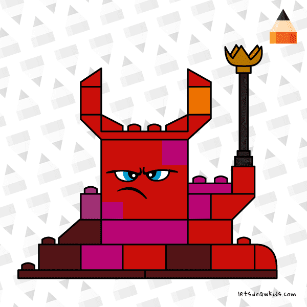 How To Draw Queen Watevra - shape 10 - Art Drawing for Kids