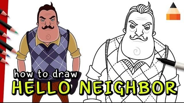 Movie Poster: How To Draw Hello Neighbour