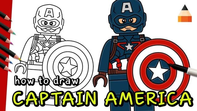 Captain America drawing :: Behance-saigonsouth.com.vn
