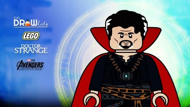 How to draw Lego Doctor Strange from Marvel's Avengers: Infinity War -  Marvel Super Heroes