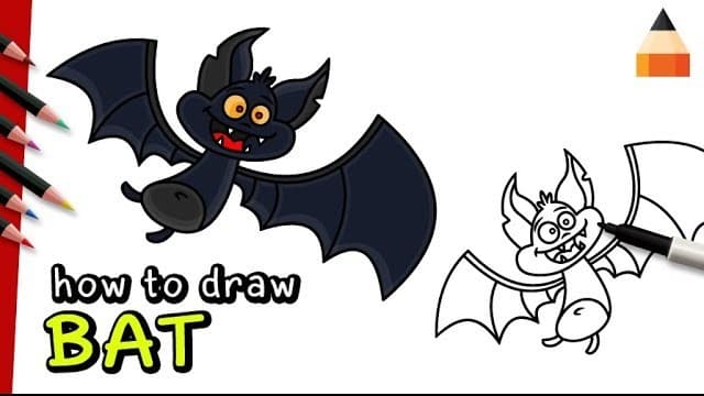 How To Draw Bat for Halloween