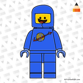 praktiseret Fugtighed Ende How to Draw Lego Minifigure with Easy Step by Step Drawing Video Tutorial