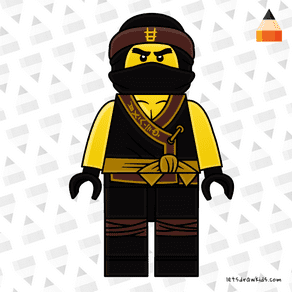 Learn Drawing Lego Cole Ninjago Step By Step
