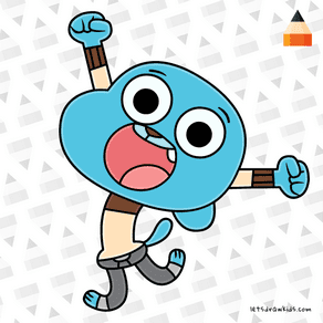 Drawing Gumball the Cat