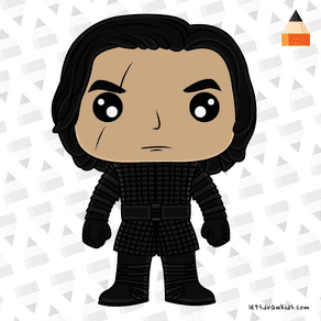 Kylo Ren Easy Drawing Tutorials