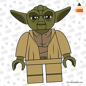 How To Draw Yoda Star Wars Step by Step Video Animation