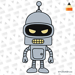 Drawing Chibi Bender