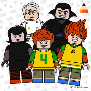 Original Lego Minifigures Drawing