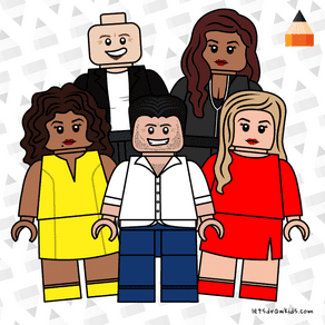Origins America's Got Talent 2018 Lego Judges + Host