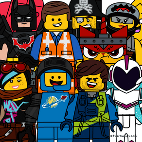 How to draw 12 lego characters from The Lego Movie 2